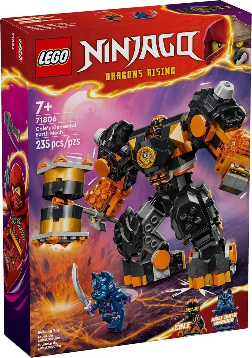 LEGO 71806 - Cole’s Elemental Earth Mech - WiredVillage Games - LEGO